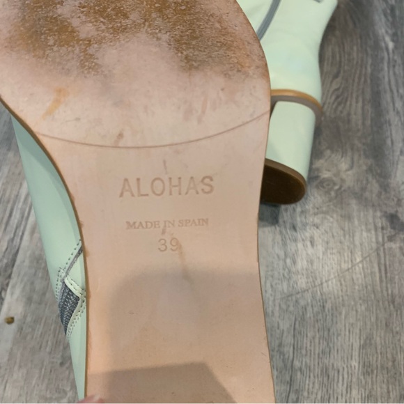 Alohas West Cape Green Leather Boots Women’s 39 8 / 8.5
Heel Spain - Picture 9 of 9